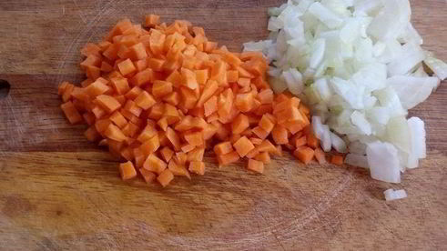 овсяный суп с индейкой и овощами