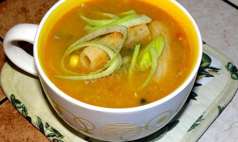 Рецепт супа из замороженных овощей минестроне