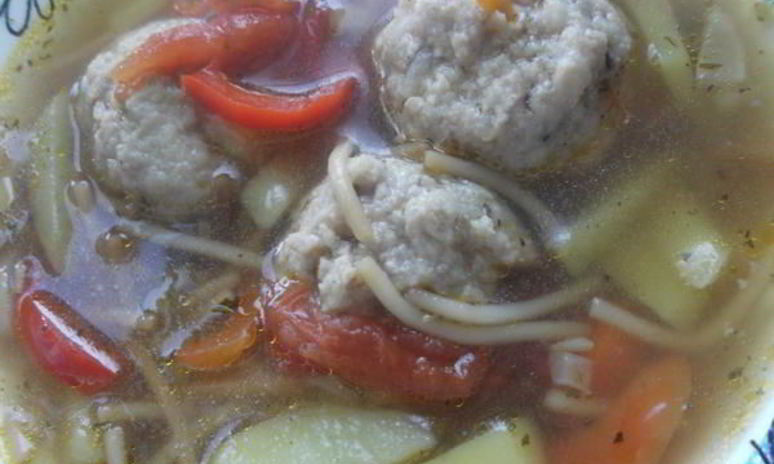 Рецепт супа с фрикадельками и овощами