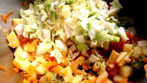 вегетарианский супчик минестроне