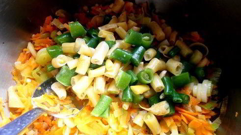 вегетарианский супчик минестроне