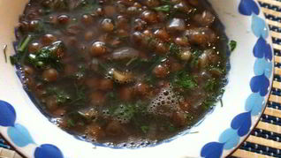 Чечевичная постная похлебка