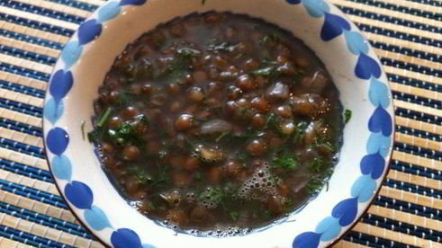 чечевичная постная похлебка