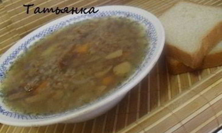 Рецепт старорусской грибной похлебки