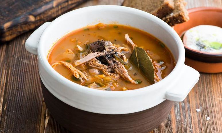 Рецепт рассольника на утином бульоне с потрохами