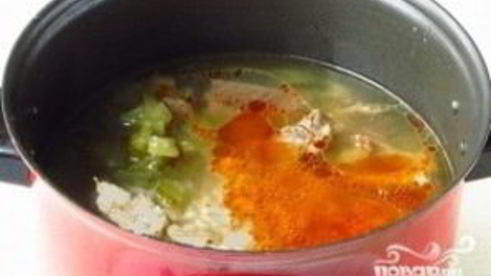 рассольник с фасолью