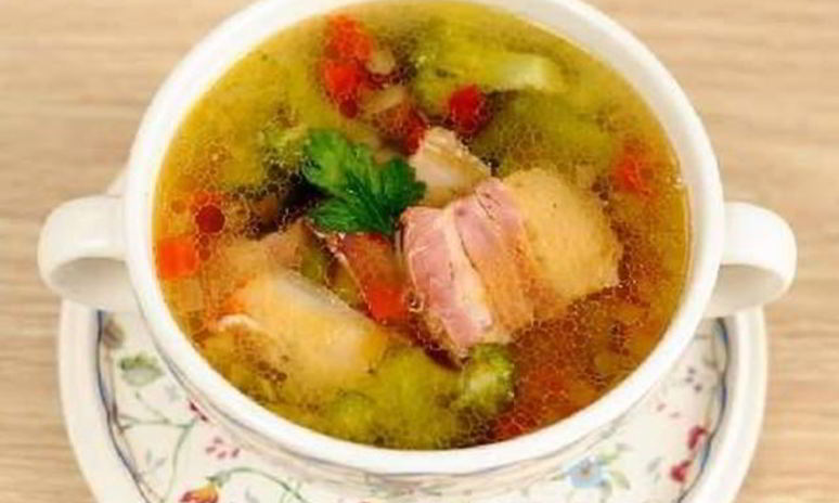 Рецепт рассольника с копченой грудинкой