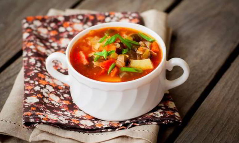 Рецепт рассольника с курицей и грибами