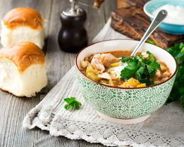 Рассольник с курицей в мультиварке