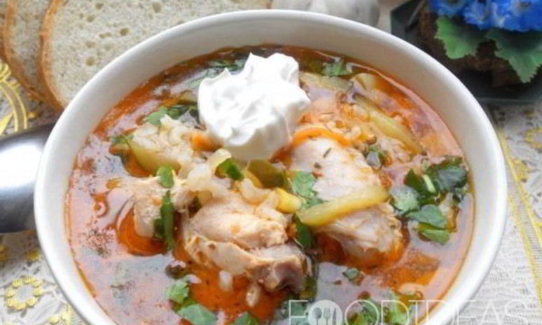 Рецепт рассольника с курицей