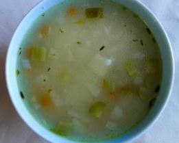 Рассольник с рисом