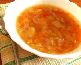 Постные щи без масла