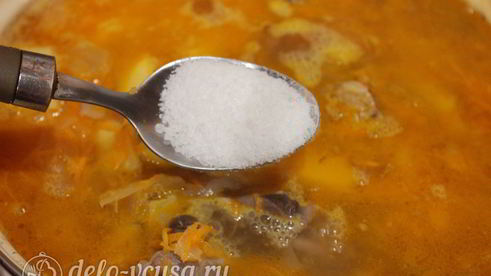 щи из кислой капусты с курицей