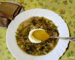 Щи из щеницы