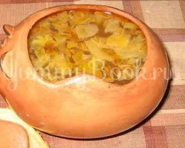 Щи из свежей капусты в духовке