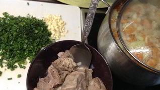 Щи летние Телячьи нежности