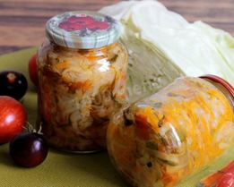 Щи на зиму с капустой