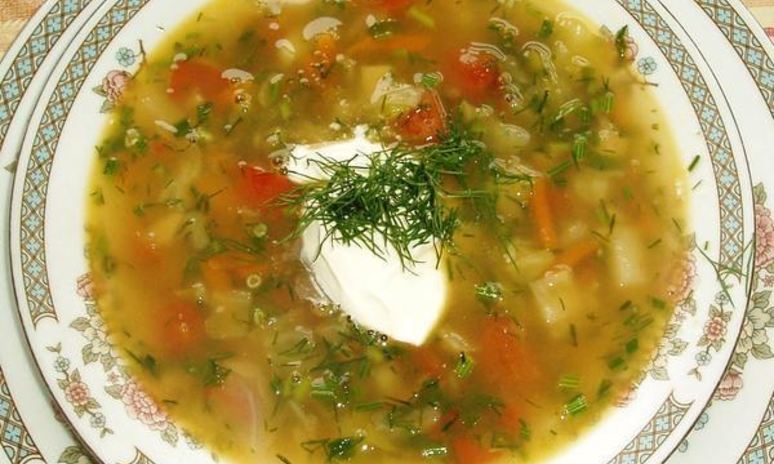 Рецепт щей помидорно-укропные