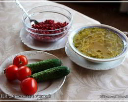 Щи постные с гречкой и квашеной капустой