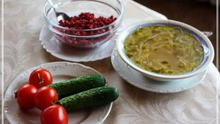 Щи постные с гречкой и квашеной капустой