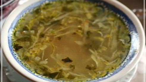 щи постные с гречкой и квашеной капустой