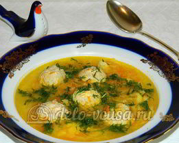 Щи с фрикадельками
