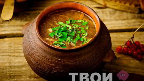 щи с грибами