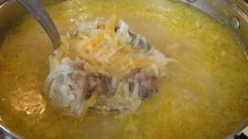 щи суточные из квашеной капусты