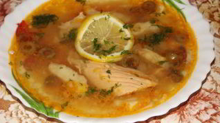 Рыбная солянка