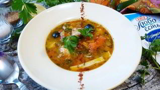 Сборная рыбная солянка