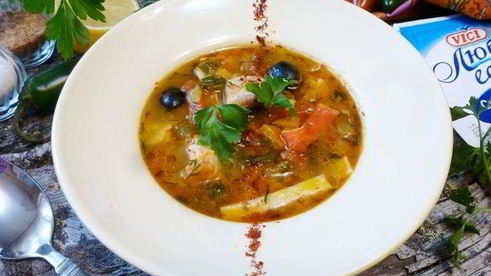 сборная рыбная солянка