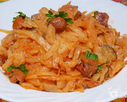 Солянка из капусты с грибами