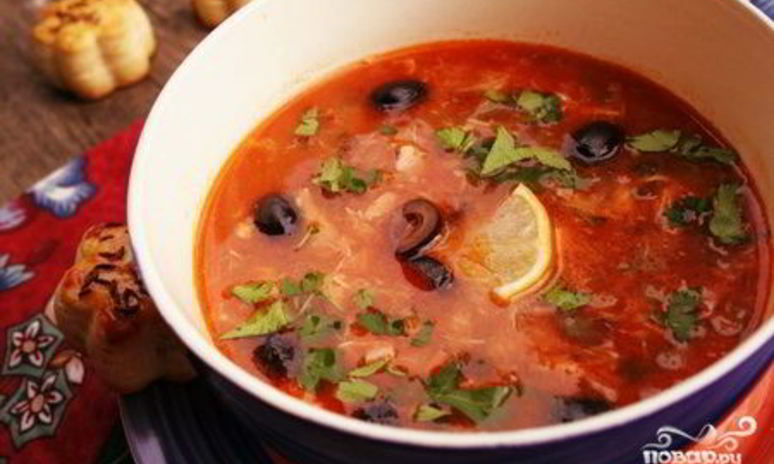 Рецепт солянки куриной