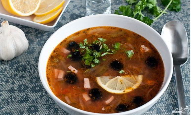 Рецепт солянки по-татарски