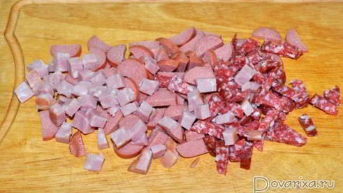 солянка с фрикадельками и фасолью