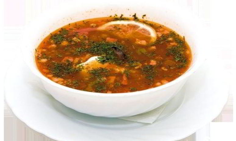 Рецепт солянки с колбасой в мультиварке