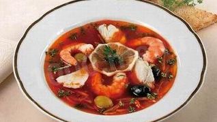 Солянка с креветками