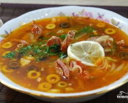 Солянка сборная с картошкой