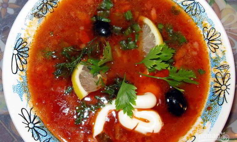 Рецепт солянки сборной