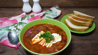 Суп солянка сборная мясная