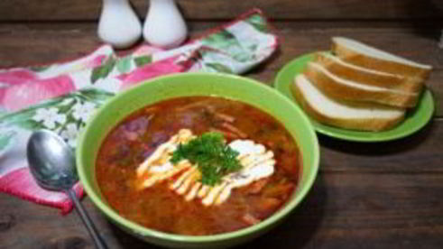 суп солянка сборная мясная