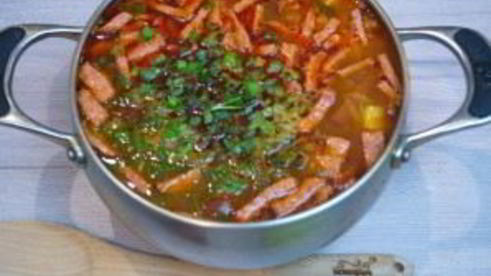 суп солянка сборная мясная