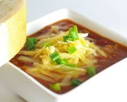 Суп чили с фасолью