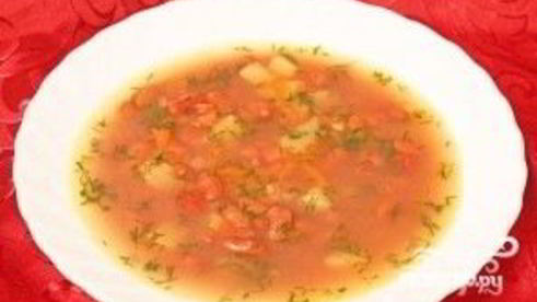 суп фасолевый с копченостями