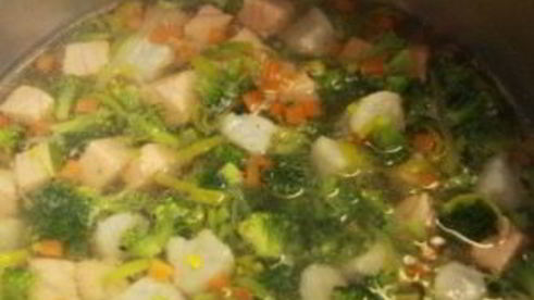 суп из белой рыбы