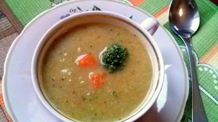 Суп из брокколи диетический