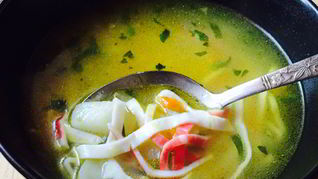 Суп из крабовых палочек