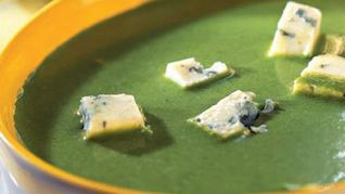 Суп из щавеля с сыром