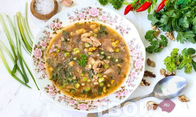 Рецепт супа харчо из курицы