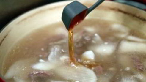 суп на говядине